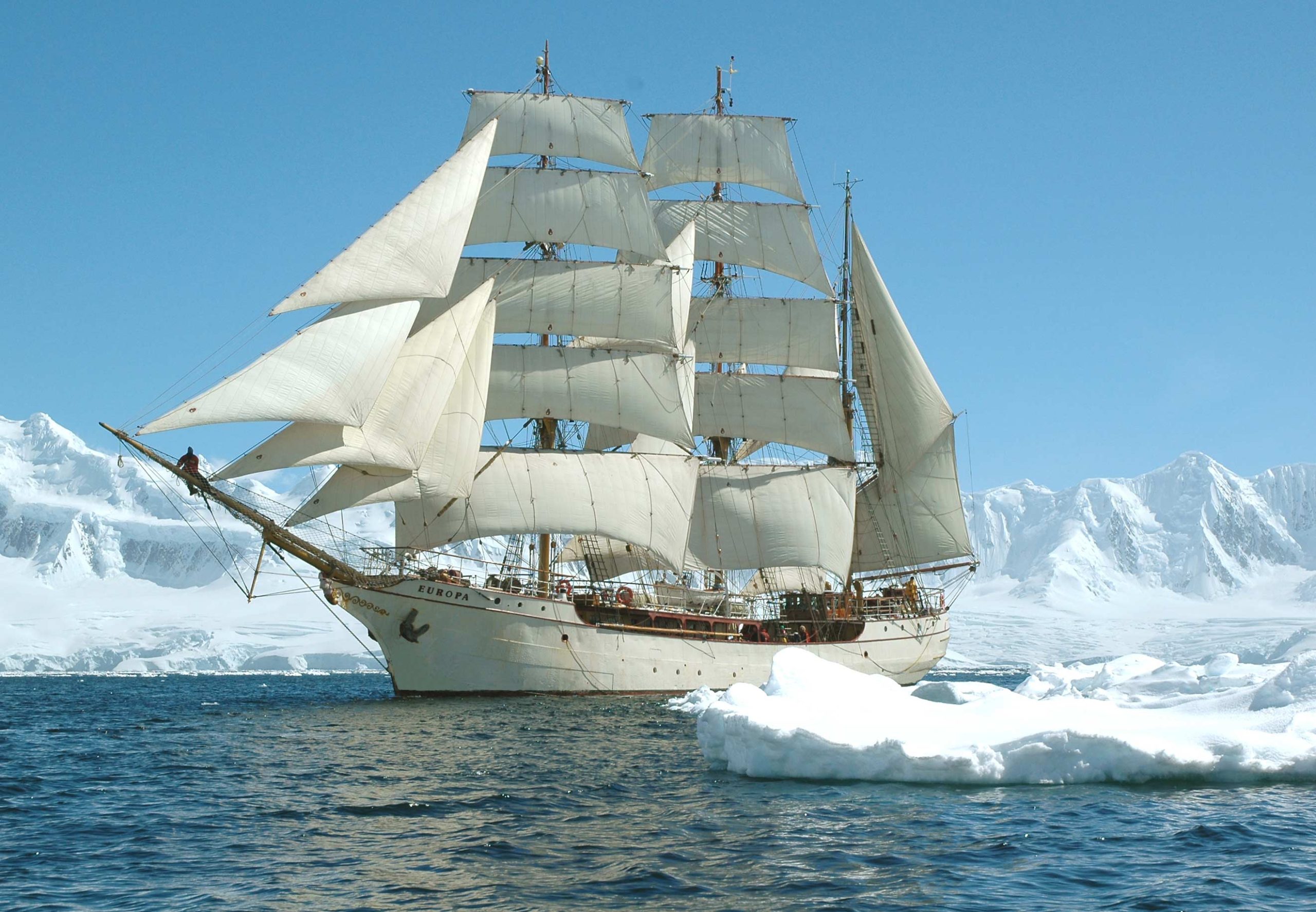 Bark Europa — Sailing to Antarctica